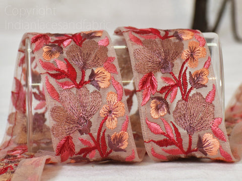 9 Yard Decorative Indian Trims Sari Embellishments Embroidery Clutches Ribbon Cushions Sewing Crafting Trimmings Curtains Headbands Borders