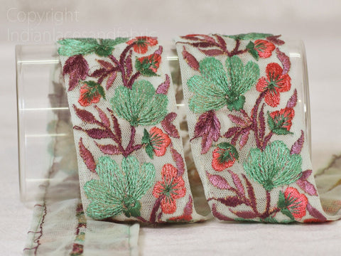 9 Yard Decorative Indian Trims Sari Embellishments Embroidery Clutches Ribbon Cushions Sewing Crafting Trimmings Curtains Headbands Borders