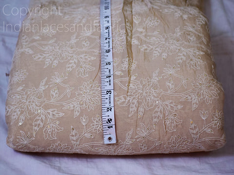 Wedding Dress Fabric, Top Making Fabric, Floral Frock Embroidery Fabric, Chikankari Fabric, Embroidery Fabric, Lehenga Embroidery Fabric