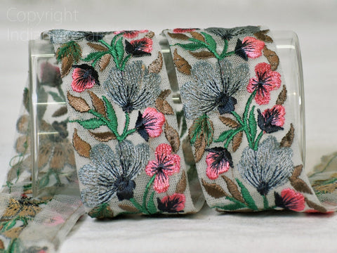 9 Yard Decorative Indian Trims Sari Embellishments Embroidery Clutches Ribbon Cushions Sewing Crafting Trimmings Curtains Headbands Borders