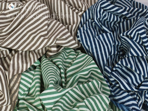 Soft cotton fabric, block print fabric, indigo cotton fabric, sewing fabric , Indian dress fabric