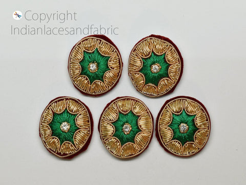 Gota Patti Button, Skirts And Tunics Button, Card Making And Stationery, Indian Sari Button, Decorative Button, Indian Button