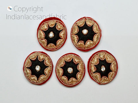 Embroidered button, Embellishment Button, Indian Buttons, Metal embellishment, Wholesale buttons, Ethnic buttons, craft button, embroidery button, Zardozi Buttons