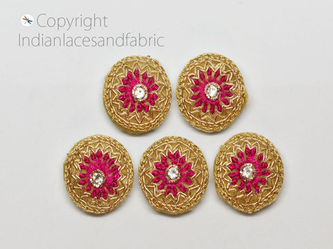 Zardozi Handcrafted Indian Embroidered Fancy Hand Embroidery Button