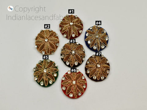 Zardozi Button, Embroidery Beaded Button, handmade buttons, Baby buttons, Designer buttons, Wonderful buttons