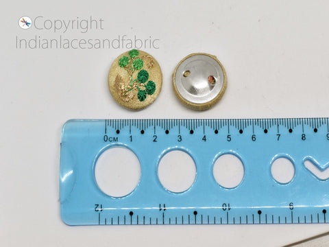 Handcrafted Buttons, Wedding dress button, wholesale buttons, Embellishment Button, 2.5 cm diameter with two holes