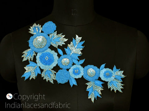 Applique For Dress Flower Design Applique Wedding Dress Patch Beaded Designer Flower Design Applique Flower Design Applique Embroidery Applique