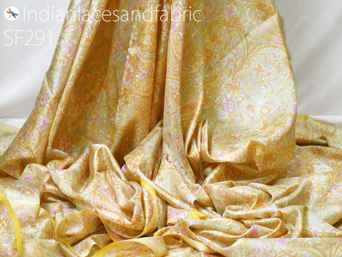 Indian Fabric, Indian Silk, Wall Covering Silk, Wedding Dress Fabric, Women Dress Fabric, Sewing Crafting, Pure Silk Fabric