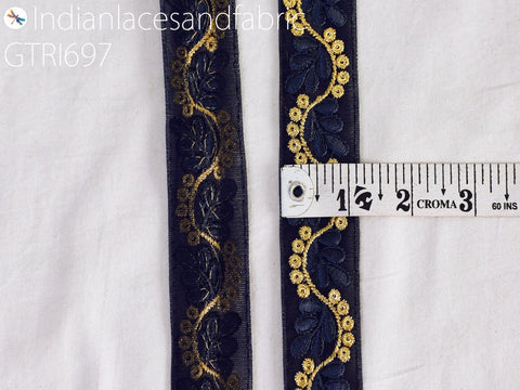 9 Yard Embroidered 3cm Embellishment Sewing DIY Crafting Embroidery Cushions Lace Home Decor Fabric Trim Gift Wrapping Ribbon Indian Border