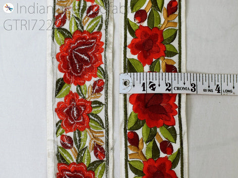 9 Yard Embroidered 65mm Crafting Sewing Saree Indian Sari Border Home Decor Bags Fabric Trim Decorative Embroidery Ribbon Embellishments DIY