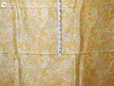 Indian pure printed silk fabric, sofa covers pure printed silk fabric, doll dress making pure printed silk fabric