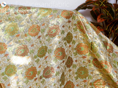 Craft Jacquard Fabric, Brocade For Lehengas, Dresses Fabric For Mats, Bed Cover Fabric