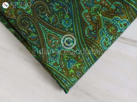 Indian Silk, Printed Soft Silk, Dress Material Fabric, Scarves Making Silk, Habotai Silk Fabric