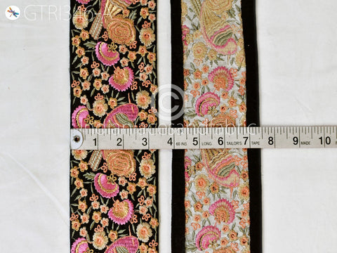3 Yard Pink Lovely Bird Border Crafting Trim Ribbon Sewing Fabric Dresses Embroidered Decorative Costume Beach Bags Hats Dress Trimmings