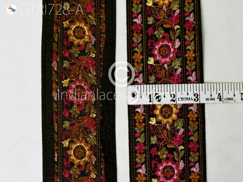 9 Yard Decorative 8CM Embellishments DIY Crafting Sewing Saree Indian Sari Border Home Decor Bags Embroidery Fabric Trim Embroidered Ribbon