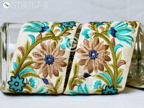 9 Yard Indian Sari 8cm Border DIY Crafting Trimmings Saree Decorative Beach Bag Cushion Saree Sewing Decorative Beach Bag Cushions Ribbon