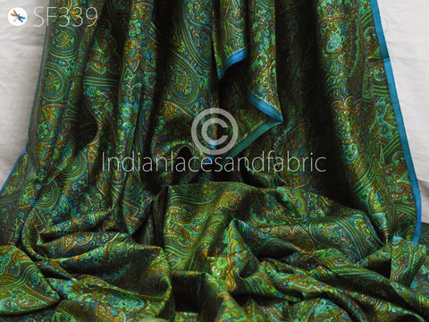 bed covers making pure printed silk fabric, Indian pure printed silk fabric, sofa covers pure printed silk fabric, doll dress making pure printed silk fabric