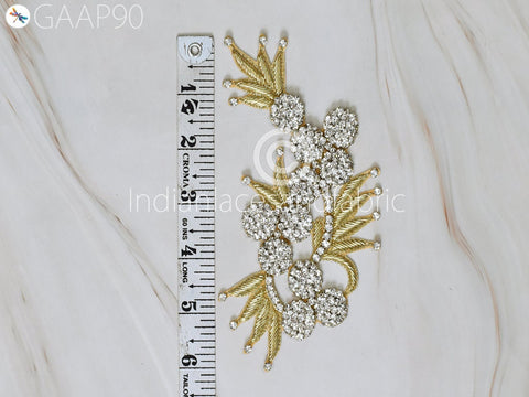 Wholesale Applique And Patches Appliques For Clutches Decorative Beaded Patch Sequence Patches