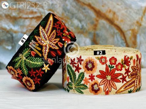 9 Yard DIY Crafting 7cm Indian Trims Embroidered Decorative Fabric Laces Sari Border Saree Ribbon Sewing Curtains Home Decor Accessory