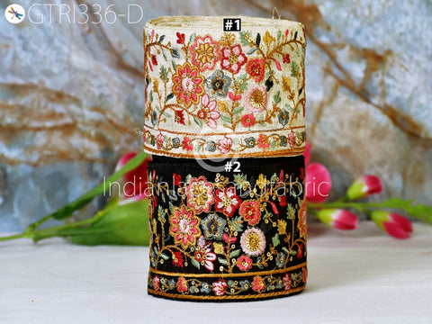 9 Yard Indian Embellishment Embroidered Trim Cushion Embroidery Saree Ribbon Sewing Crafting Border Wedding Trimmings Curtains Lace