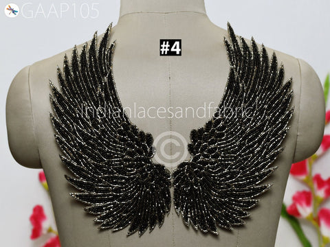 Angle Wings Patches for Denim Jackets Bridal Appliques, Wholesale Appliques, Sewing Patches, Decorative Appliques