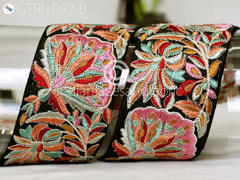 9 Yard DIY Crafting 7 CM Indian Embroidered Decor Fabric Trim Dresses Laces Sari Border Saree Ribbon Sewing Curtains Home Decor Accessories