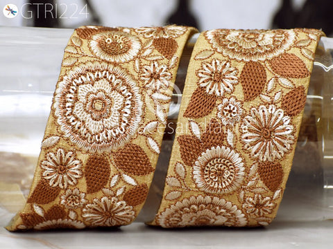 9 Yard Indian Embroidered 6CM Trims Drapery Bags Saree Trimming Decorative Ribbon Crafting Sewing Borders Embellishments Home Décor Lace