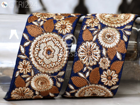 9 Yard Indian Embroidered 6CM Trims Drapery Bags Saree Trimming Decorative Ribbon Crafting Sewing Borders Embellishments Home Décor Lace