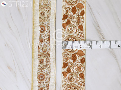 9 Yard Indian Embroidered 6CM Trims Drapery Bags Saree Trimming Decorative Ribbon Crafting Sewing Borders Embellishments Home Décor Lace
