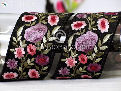 9 Yard Indian 6CM Sari Embroidery Trims Dresses Embellishment Saree Ribbons Cushions Sewing DIY Crafting Trimming Border Curtains Home Décor