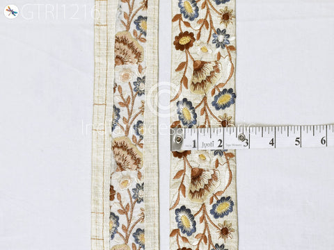 9 Yard Indian 6CM Sari Embroidery Trims Dresses Embellishment Saree Ribbons Cushions Sewing DIY Crafting Trimming Border Curtains Home Décor