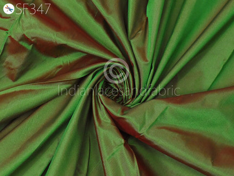80 gsm Iridescent Indian Silk Fabric by the yard Pure Mulberry Silk Scarf Costume Apparel Wedding Evening Dresses Lamp Shades Wall Covering