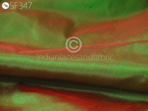 80 gsm Iridescent Indian Silk Fabric by the yard Pure Mulberry Silk Scarf Costume Apparel Wedding Evening Dresses Lamp Shades Wall Covering