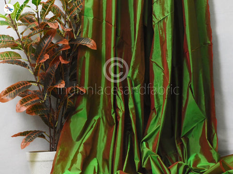 80 gsm Iridescent Indian Silk Fabric by the yard Pure Mulberry Silk Scarf Costume Apparel Wedding Evening Dresses Lamp Shades Wall Covering