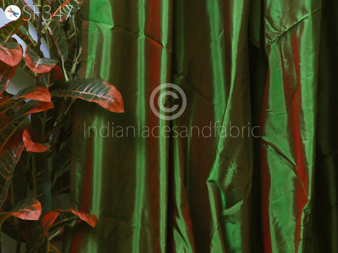 80 gsm Iridescent Indian Silk Fabric by the yard Pure Mulberry Silk Scarf Costume Apparel Wedding Evening Dresses Lamp Shades Wall Covering