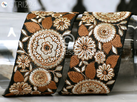 9 Yard Indian Embroidered 6CM Trims Drapery Bags Saree Trimming Decorative Ribbon Crafting Sewing Borders Embellishments Home Décor Lace