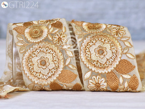 9 Yard Indian Embroidered 6CM Trims Drapery Bags Saree Trimming Decorative Ribbon Crafting Sewing Borders Embellishments Home Décor Lace