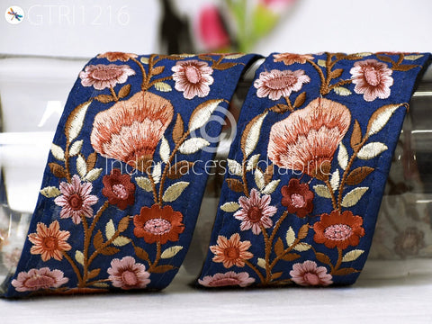 9 Yard Indian 6CM Sari Embroidery Trims Dresses Embellishment Saree Ribbons Cushions Sewing DIY Crafting Trimming Border Curtains Home Décor