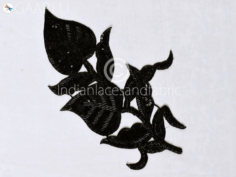 Sequins Handcrafted Beaded Floral Sew on Denim Jackets Patches Embroidered Backpack Patch DIY Decorative Appliques