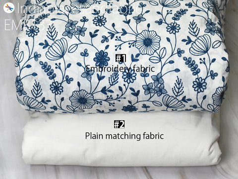 Sequins Fabric For Dresses, Dress Material, Embroidery By The Yard Fabric, Embroidery Floral Fabric, Floral Thread Work Fabric