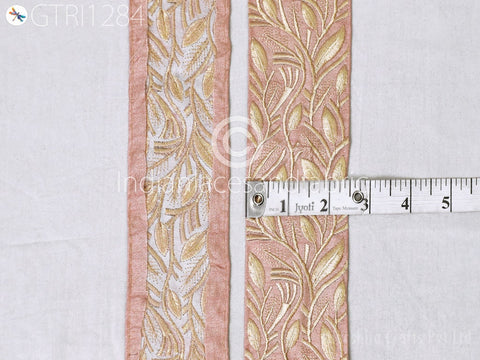 9 Yard Indian 6CM Embroidered Trim Embellishment Sari Border Embroidery Saree Ribbon Cushions Home Décor Sewing Clothing Costumes Trimmings