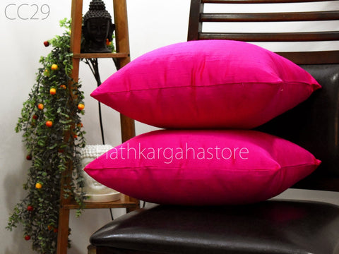 Dupioni Silk Cushion Cover Handmade Throw Pillow Decorative Home Decor Pure Silk Pillow Covers