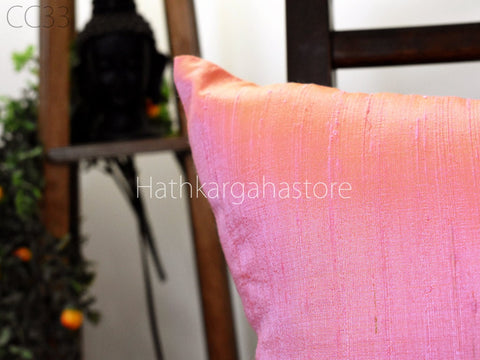Dupioni Silk Cushion Cover Handmade Throw Pillow Silk Cushion Cover 18x18 pillow cover