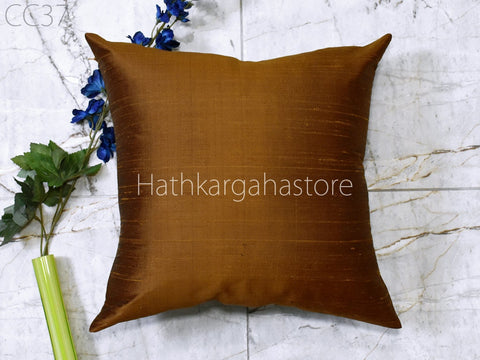 House Warming Bridal Shower Gift Silk Cushion Cover lumbar pillow cover 18x18 pillow cover