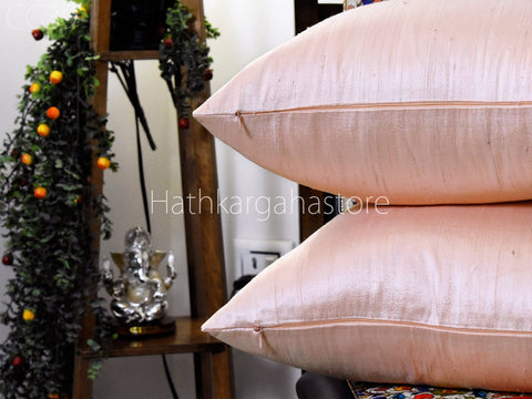 Dupioni Silk Cushion Cover Handmade Throw Pillow Decorative Home Decor Pure Silk Pillowcase