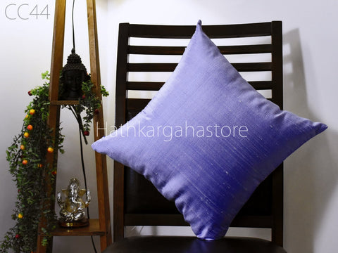 Dupioni Pure Silk Cushion Cover Handmade Throw Pillow sofa cushion cover square pillow covers 20x20 pillow cover