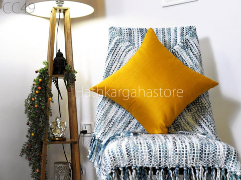 Dupioni Silk Cushion Cover Handmade Throw Pillow Decorative Home Decor Pure Silk Pillow Cover