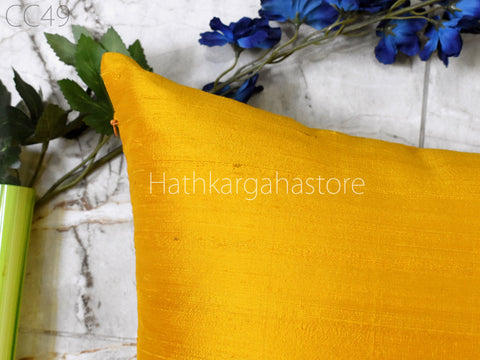 Decorative Home Decor Dupioni Silk Pillow Cover House Warming Bridal Shower Wedding Gift Silk Pillow Cover