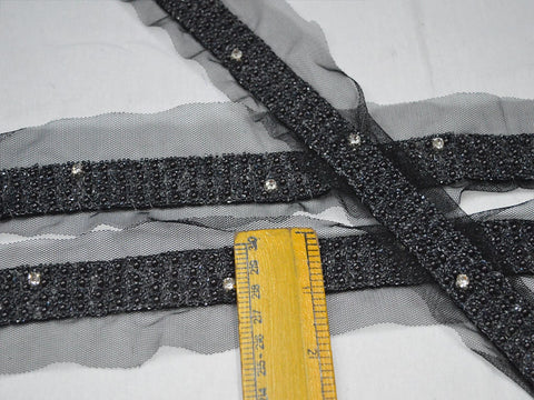 Sewing Sari Border Tape, Kundan Saree Border, Border, Expensive Lace, decorated costume ribbon, 1 inches sari lace