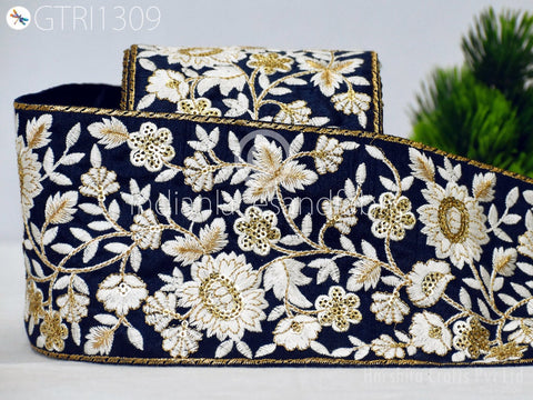 9 Yard Indian 10CM Embellishment Embroidered Fabric Trim Cushion Covers Embroidery Saree Ribbon Sewing Crafting Border Wedding Trim Curtain
